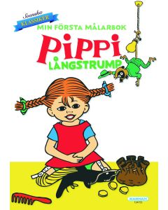 Min första målarbok Pippi Långstrump