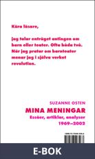 Mina meningar - Essäer, artiklar, analyser 1969-2002, E-bok