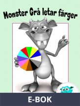 Monster Grå letar färger, E-bok