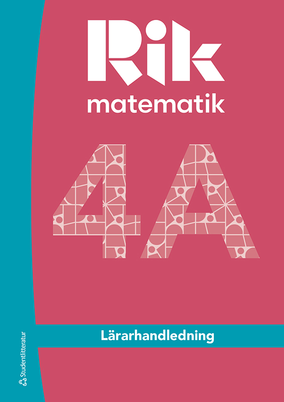 Rik matematik 4A Digital lärarlicens 12 mån